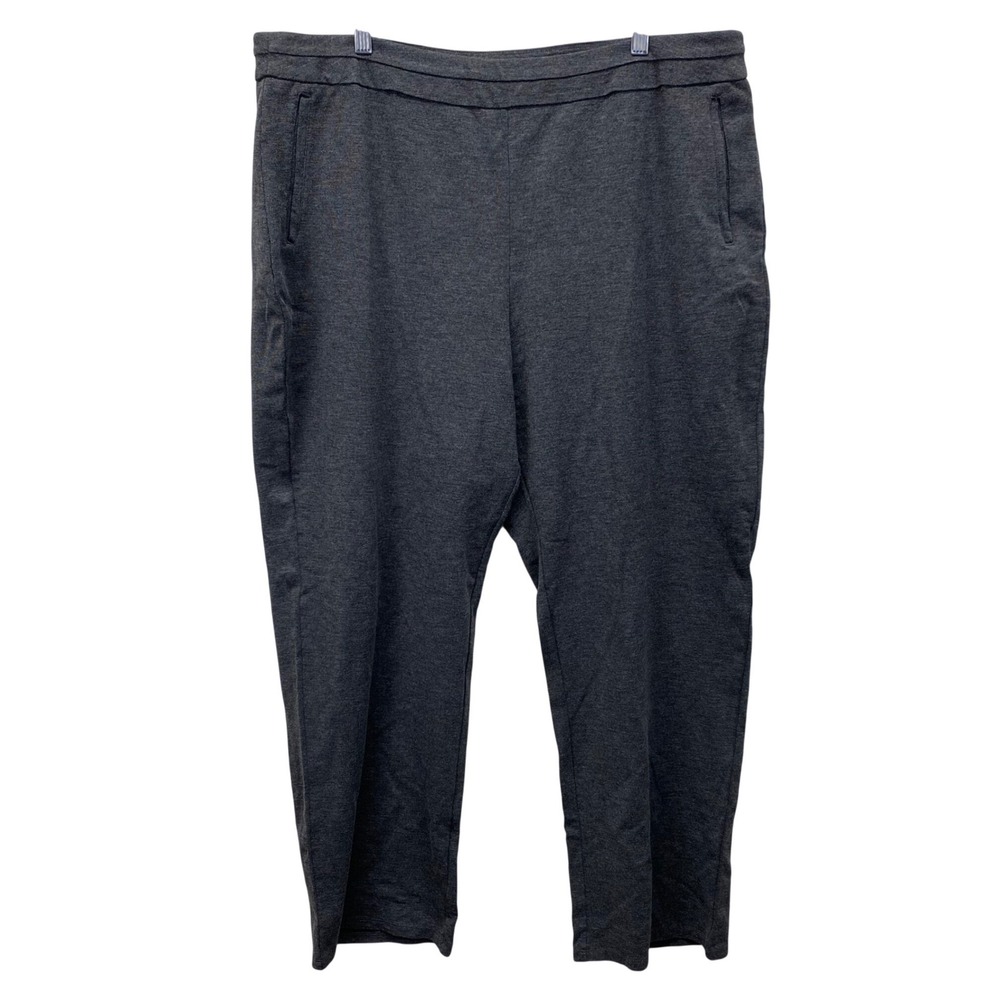 Cato‎ Classic Knit Casual Lounge Pants Womens 22/24WP Gray Pull On Stretch